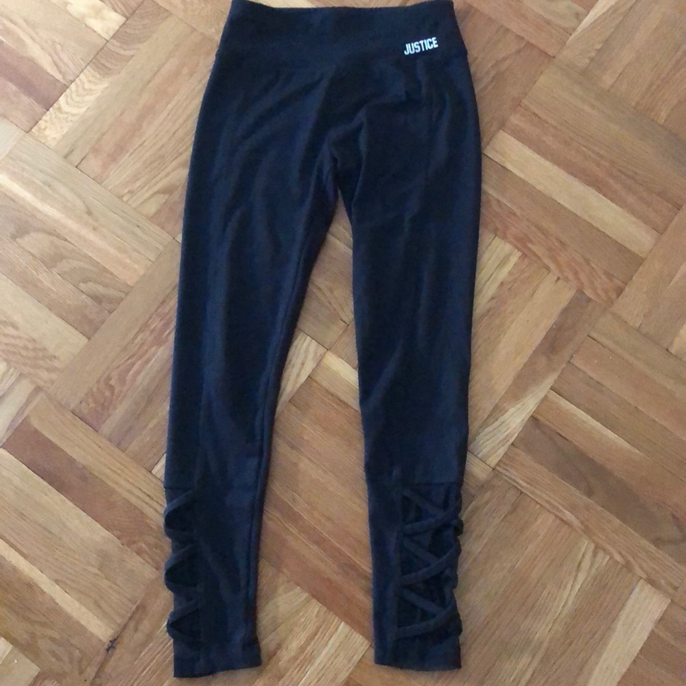 Justice Active Leggings with Mesh